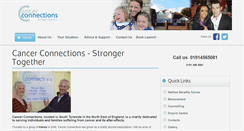 Desktop Screenshot of cancerconnections.org.uk